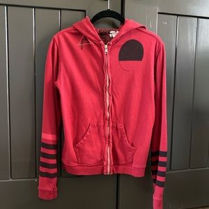 FREECITY RED zip up sweater!